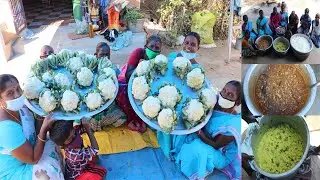 கறியை மிஞ்சும் சுவையில் 💐காலிஃப்ளவர் கிரேவி🥕முள்ளங்கி பருப்பு கூட்டு  சென்னை ராஜேந்திரன் திலகா