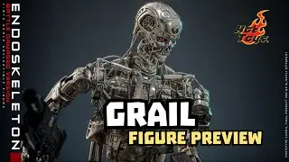 РЕАКЦИЯ НА ЭНДОСКЕЛЕТ HOT TOYS TERMINATOR 2! ПРЕДВАРИТЕЛЬНЫЙ ПРОСМОТР ФИГУРКИ GRAIL!