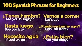 100 Most Common Spanish Sentences For Beginners | Slow Listening + English Subtitles