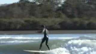 Surfing Stradbroke Island Ferry Boat Wake