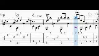 Sunshine Rag by Stewart Maclennan - Guitar Play-Along - Music, Tab, & Chords