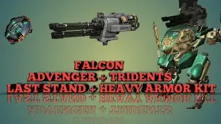 WAR ROBOTS - FALCON ADVENGER + TRIDENT WITH MK2 MODUN LAST STAND LV 6 + HEAVE ARMOR KIT 7%