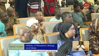 MANSA KUNDA  FT MINISTRY OF PETROLEUM, ENERGY AND MINES WITH  HON. NANI JUWARA