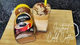 2-Min Instant Cold Coffee Recipe ☕ | Nescafe Classic Powder | Caf&eacute;-Style Drink at Home