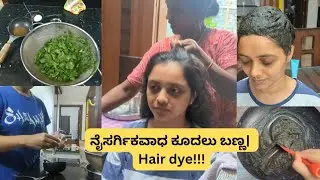 Natural Hair Dye and mask | ಕೂದಲಿನ ಸಮಸ್ಯೆಗೇ ಪರಿಹಾರ | Kannada vlogs
