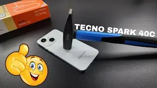 Tecno Spark 40C Screen Scratch Test | Spark 40C Front Glass Durability Test 🔨🛠️