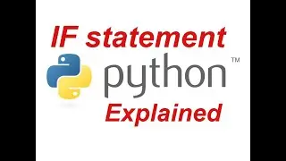 IF statement in Python #python #if #elif