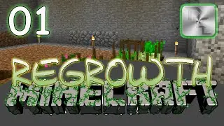 Minecraft Regrowth Modpack - Regrowth Let's Play - Ep 1 - Getting Started in Regrowth
