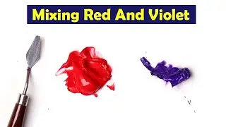 Mixing Red And Violet - What Color Make Red And Violet - Mix Acrylic Colors