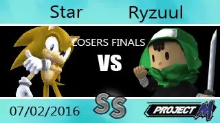 SGT 07/02/16 - Star (Sonic, Ganondorf) Vs. Ryzuul (Ness) Project M Losers Finals
