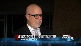 Candlelight vigil honors synagogue shooting victims