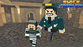 Block Prison Run Escape Game - Gameplay Walkthrough Part 1 Full Game - All Bosses Battle iOS Android