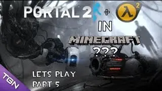 Moysey89's Minecraft Let's Play - Part 5 - Portal 2 + HL2 Mod