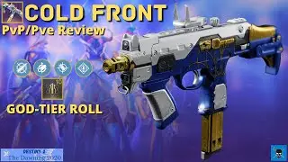 Destiny 2, COLD FRONT Weapon Review!  [The Dawning SMG]