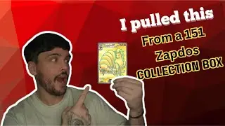I Finally Opened a ZAPDOS 151 Collection Box