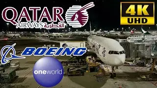 [Qatar Airways Economy Plus Class: QR818 Doha to Hong Kong] Boeing 777-300ER Flight & Lounge Review