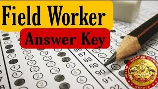 FIELD WORKER ANSWER KEY| today exam analysis (@pscmaster2997 )