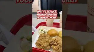 What it&rsquo;s like #local #malaysia #fast #food fried #chicken #america #recipe #cooking #cheap #eating