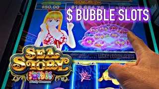 SEA STORY Fluffy Treasure 🦀 slots + #1 pachinko idol 🐟 SEGA Sammy 🐠 Umi Monogatari