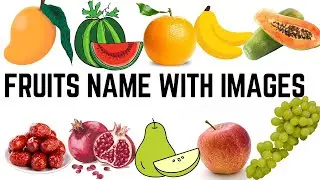  Fruits Name in English | Learn English with Pictures | Basic English Vocabulary