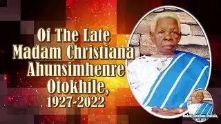 Funeral Rites Of Mama Christiana Otokhile 5