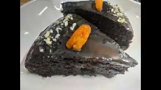 Chocolate Cake on Pan | No Oven No Egg No Butter No Beater Cake