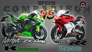 KAWASAKI NINJA ZX-4RR vs KOVE 400RR SPECS COMPARISON