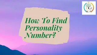 How to find Personality Number?