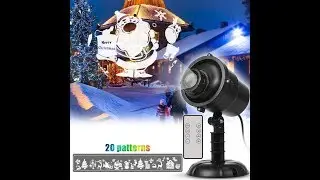 CREASHINE Christmas Rotating LED Projector Light