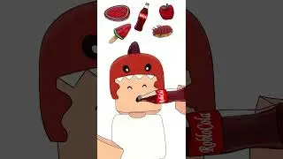 RED Food Dino MUKBANG (99 NIGHTS IN THE FOREST ROBLOX)