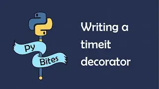 Write a Python decorator from scratch to time the execution of a function