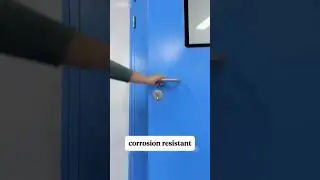 Steel airtight doors are suitable for hospitals, cleanrooms, and food processing plants.