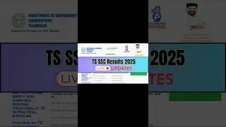 TS SSC Class 10th Results 2025 Live: How to check marks memo on official websites
