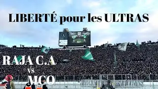 4Kصوت الكورفا سود🎶🥁 مباراة نادي الرجاء الرياضي ضد مولودية وجدة-CURVA SUD Raja Club Athletic vs MCO