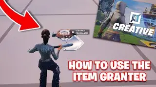 How To Use The Item Granter Device In Fortnite Creative - Step By Step