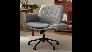 Dowinx Ergonomic Criss Cross Chair With Adjustable Arms - Grey Review - Pros & Cons - Dowinx Criss