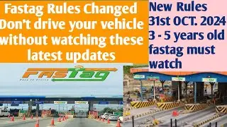 Fastag latest updates l NPCI New rules implemented l NHAI Fastag News