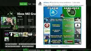 A BURRICE SONYSTA ME ENCANTA, EST&Atilde;O COMPARANDO GAME PASS COM PSNOW - Xbox Mil Grau