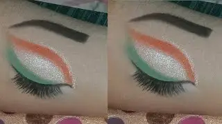 Republic Day Special eyemakeup tutorial...#new #eyemakeup #tutorial 