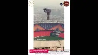 AI Camera Installed at Narendra Modi Stadium 🏟️  #amazingmodigroup #modigroupahm #modigroup