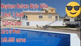 Escape to Paradise: Explore the Neptuno Deluxe Villa in Spain.#propertyspain
