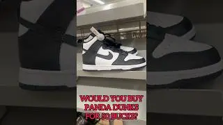 Would you buy Panda Dunk&rsquo;s for 50 Bucks? #sneakers #nike #sneakeraddict