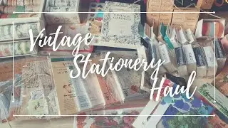 Aesthetic Vintage stationery haul | Shopee PH 🌷🌿🍄