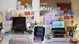 🌱 desk tour + divoom ditoo speaker unboxing | korean-inspired desk setup
