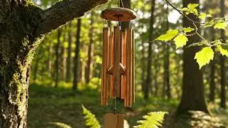 60-Minute Healing Music | 528 Hz Frequency with Wind Chimes & Birdsong for Stress Relief
