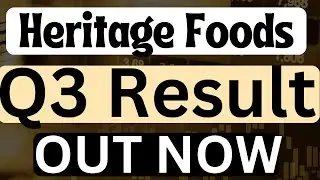 heritage foods q3 results || heritage foods q3 results 2023 || heritage foods share latest news