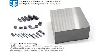 Tungsten Carbide EDM Blocks for Progressive Stamping Dies