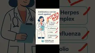 #MDCAT Bio Class Antibiotics can be used against? #youtube