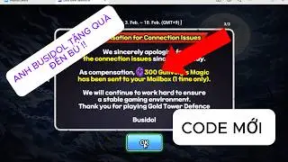 [ GTD ] BUSIDOL TẶNG CODE VÀ QUÀ ĐỀN BÙ LỖI - THAM GIA BANG HỘI KING SEA ĐỂ HẾT 