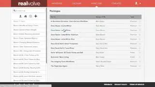Realvolve CRM: Creating Workflow / Template Packages